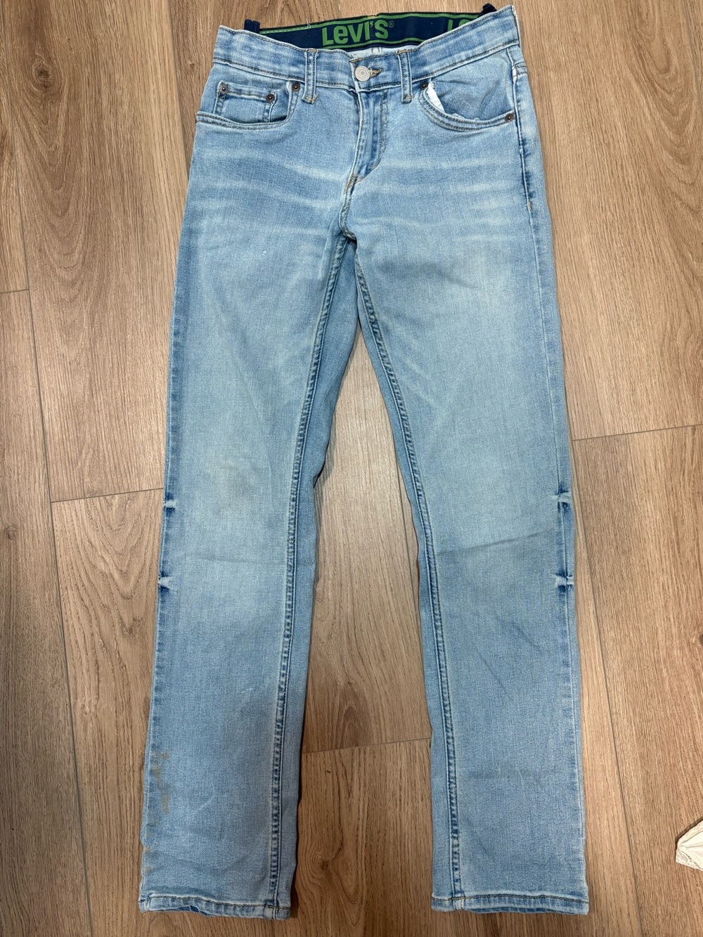 Levi's Light Blue Straight Leg Denim Jeans